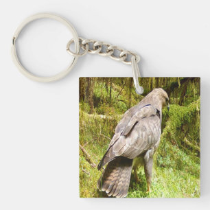 Geier Raubvogel am Boden Wildtiere Natur Schlüsselanhänger