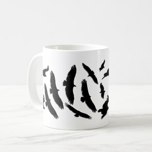 Geier-Tasse Kaffeetasse (Vorderseite Links)