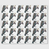 Geier-WeihnachtsPackpapier Geschenkpapier (Flach)