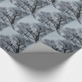 Geierfahndung im Winterbaum Geschenkpapier (Ecke)