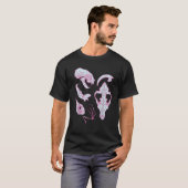 Geierkultur Hexe Wicca Knochen T-Shirt (Vorne ganz)