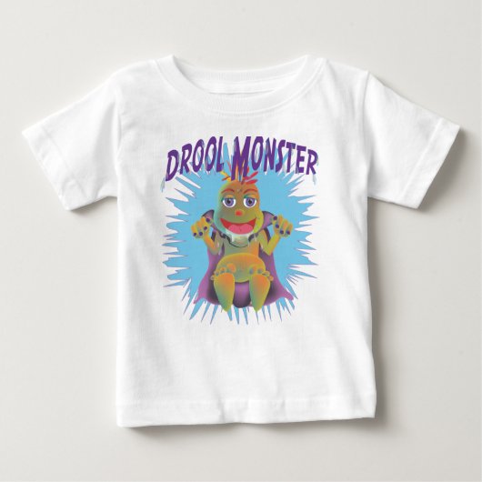 Geifer-Monster Baby T-shirt (Vorderseite)