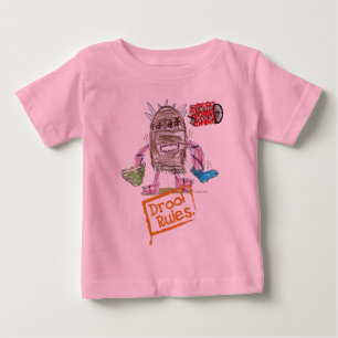 Geifer ordnet die Bio Schrott-Stämme an Baby T-shirt