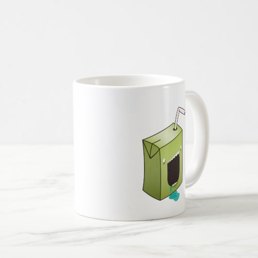 Geifernder Saftkasten des Monsters Kaffeetasse (VorderseiteRechts)