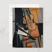 Geige, 1916 postkarte (Vorne/Hinten)