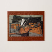 Geige ~ 1916 ~ Synthetischer Kubismus ~ Juan Gris Puzzle (Horizontal)