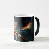 Geige am Feuer Verwandlungstasse (VorderseiteRechts)