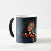 Geige am Feuer Verwandlungstasse (Vorderseite Links)