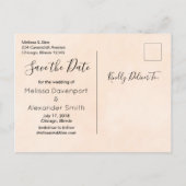 Geige, Ballettschuhe und Schmetterlinge Save the D Ankündigungspostkarte (Rückseite)