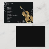 Geige - Chubby Visitenkarte (Vorne/Hinten)