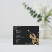 Geige - Chubby Visitenkarte (Stehend Vorderseite)