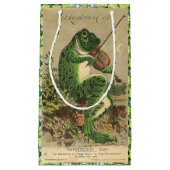 Geige, die Frosch-Geschenk-Tasche spielt Kleine Geschenktüte (Vorderseite)