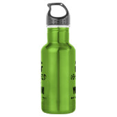 Geige Edelstahlflasche (Rückseite)