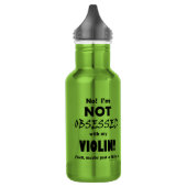 Geige Edelstahlflasche (Links)