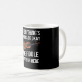 Geige| Fiddle Player Geschenke Funny Sprichwort Kaffeetasse (VorderseiteRechts)