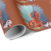 Geige/Geige Geschenkpapier (Rolleneckpunkt)