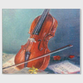 Geige/Geige Geschenkpapier (Flach)