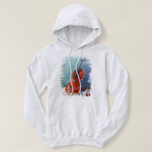 Geige/Geige Hoodie (Design vorne)