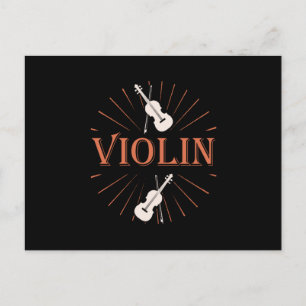 Geige - Geige Postkarte