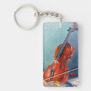 Geige/Geige Schlüsselanhänger