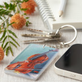 Geige/Geige Schlüsselanhänger (Vorderseite rechts)