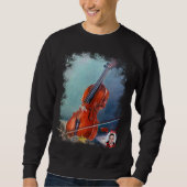 Geige/Geige Sweatshirt (Vorderseite)