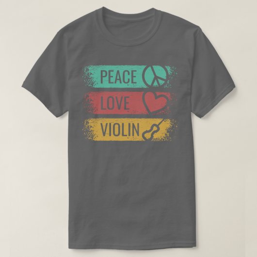 Geige-Geiger-Fiddle 2 T-Shirt (Design vorne)