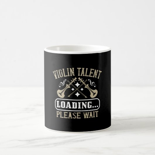 Geige - Geigertalent beladen Kaffeetasse (Mittel)