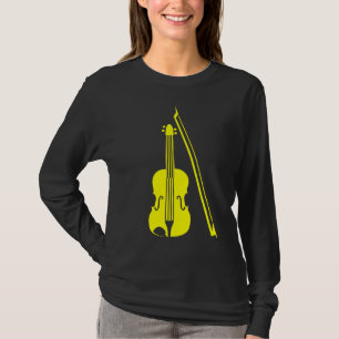 Geige - Gelb T-Shirt