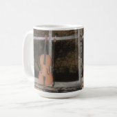 Geige im Fenster: Originalversion: Tasse (Vorderseite Links)