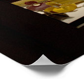 Geige im Kauffenster Poster (Ecke)