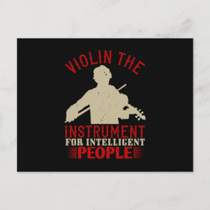 Geige - Instrument für Intelligente Energie Postkarte