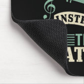 Geige ist das einzige Instrument, das zählt Mousepad (Ecke)