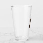 Geige mit Blume. Glas (Rechts)
