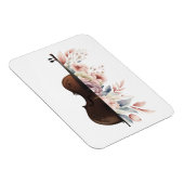 Geige mit Blume. Magnet (Rechte Seite)