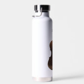 Geige mit Blume. Trinkflasche (Rechts)