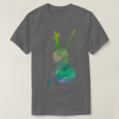 Geige mit Bogen T-Shirt (Design vorne)