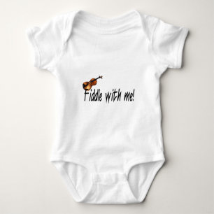 Geige mit mir! baby strampler