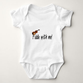 Geige mit mir! baby strampler