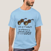 Geige oder Fiddle?? T-Shirt (Vorderseite)