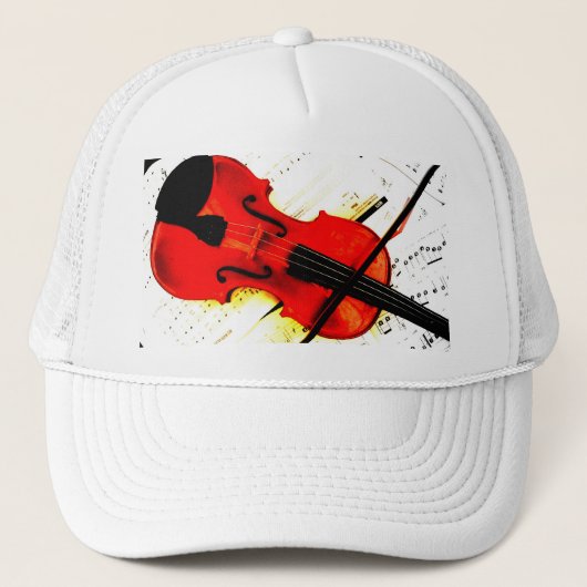 Geige-Player oder Band-Cap Truckerkappe (Vorderseite)
