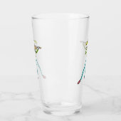 Geige spielender Stockmann Glas (Links)