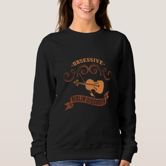 Geige Sweatshirt (Vorderseite)