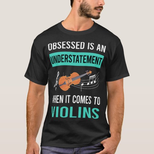 Geige T-Shirt (Vorderseite)