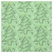 Geige Text Weihnachtsbaum Stoff (Muster)