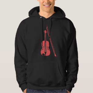 Geige - Tropisches Rosa Hoodie