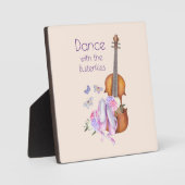 Geige- und Ballettschuhe Inspirationsquelle Fotoplatte (Vorderseite)