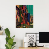 Geige und Gitarre von Juan Gris Poster (Heimbüro)