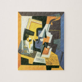 Geige und Glas von Juan Gris, Vintager Kubismus Puzzle