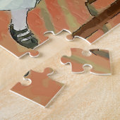Geige und Handy, Fauvismus Puzzle (Seite)